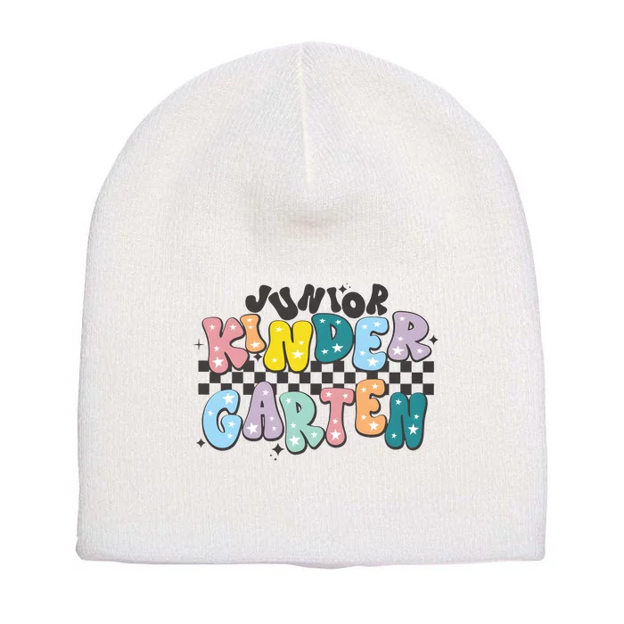 Retro Junior Kindergarten Short Acrylic Beanie