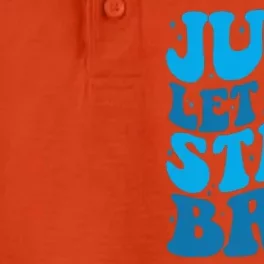 Retro Just Let Me Stim Bro Autism Awareness Dry Zone Grid Performance Polo