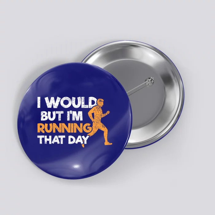 Running Jogging Marathon Runners Meaningful Gift Button