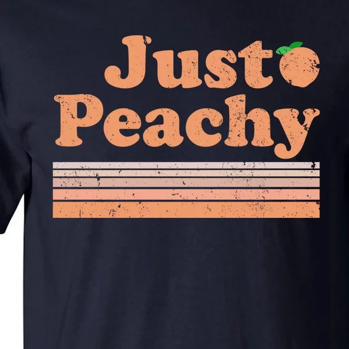 Retro Just Peachy Summer Fun Beach Life Tall T-Shirt