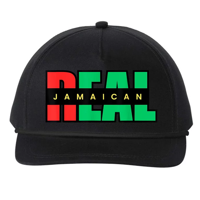 Real Jamaican Snapback Five-Panel Rope Hat