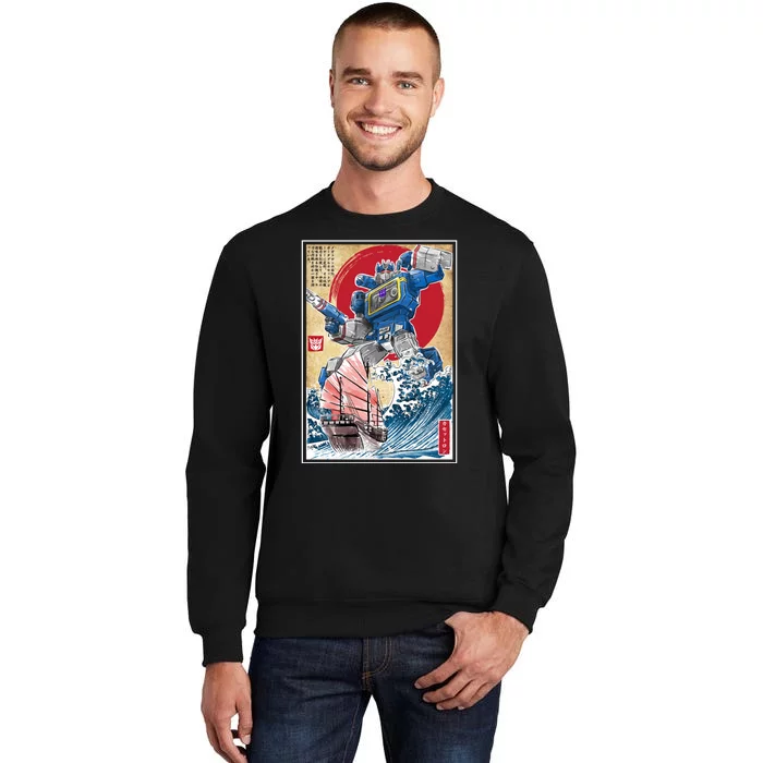 Retro Japanese Robot Soundwave Art Sweatshirt