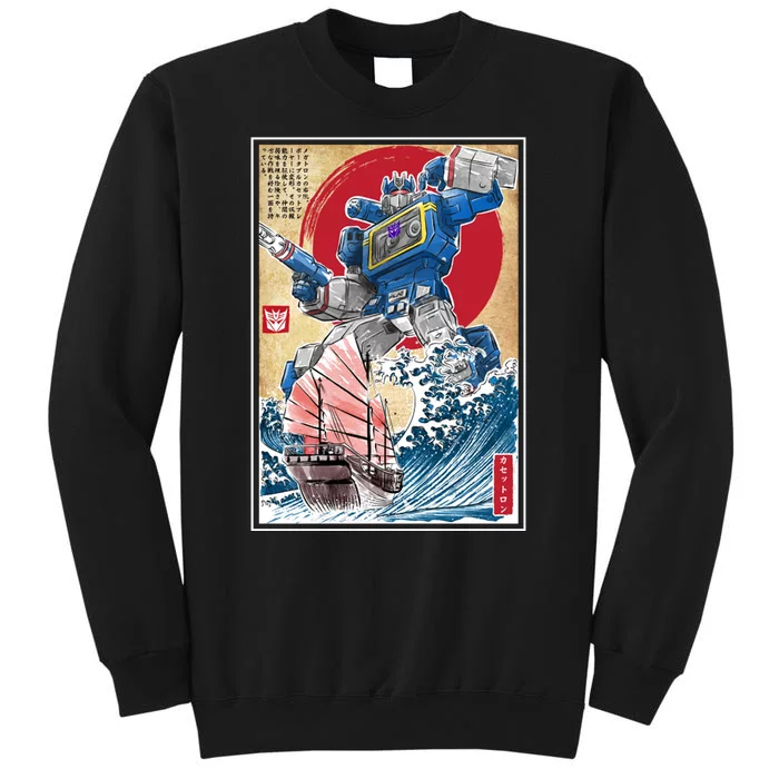 Retro Japanese Robot Soundwave Art Sweatshirt