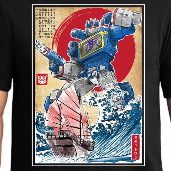 Retro Japanese Robot Soundwave Art Pajama Set