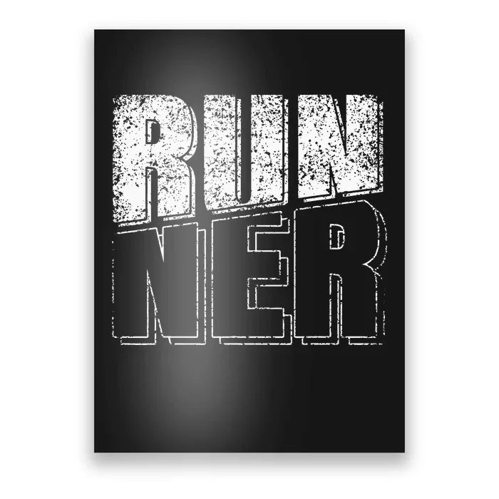 Runner Jogger Run Running Jogging Poster