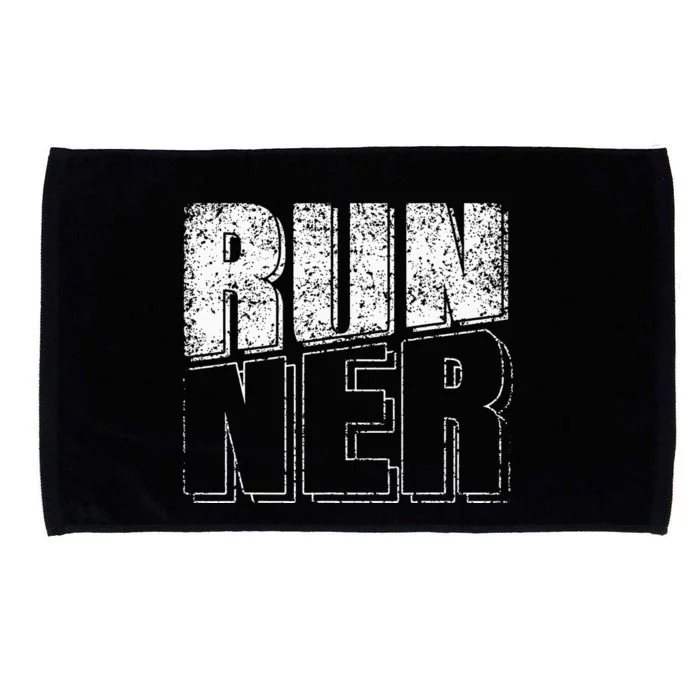 Runner Jogger Run Running Jogging Microfiber Hand Towel