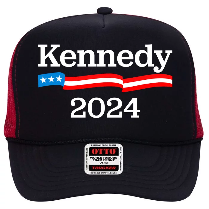 RFK Jr Robert F Kennedy Jr For President 2024 High Crown Mesh Trucker Hat