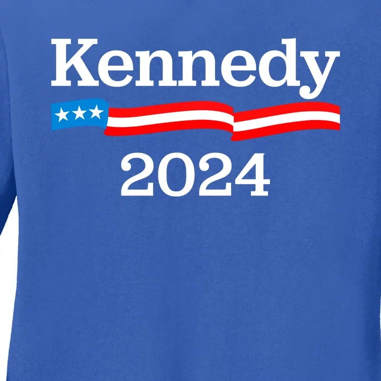 RFK Jr Robert F Kennedy Jr For President 2024 Ladies Long Sleeve Shirt