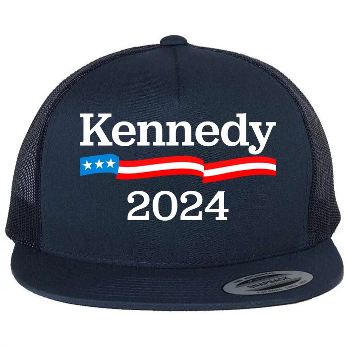 RFK Jr Robert F Kennedy Jr For President 2024 Flat Bill Trucker Hat