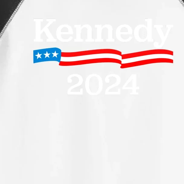 RFK Jr Robert F Kennedy Jr For President 2024 Toddler Fine Jersey T-Shirt