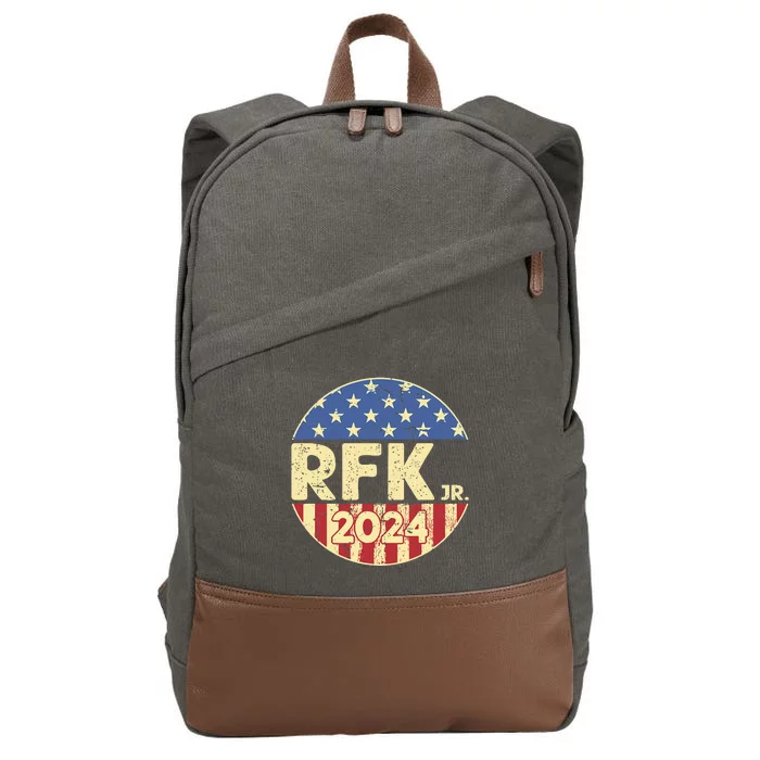 Rfk Jr. Robert F. Kennedy Jr. For President 2024 Cotton Canvas Backpack