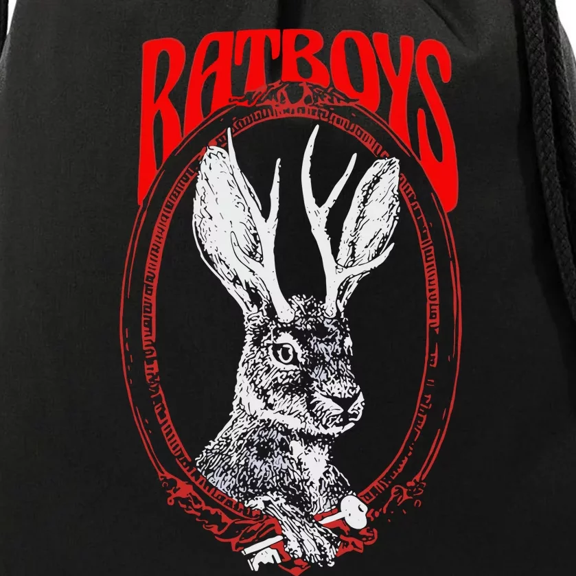 Ratboys Jackalope Drawstring Bag