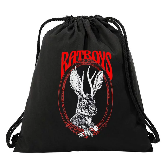 Ratboys Jackalope Drawstring Bag