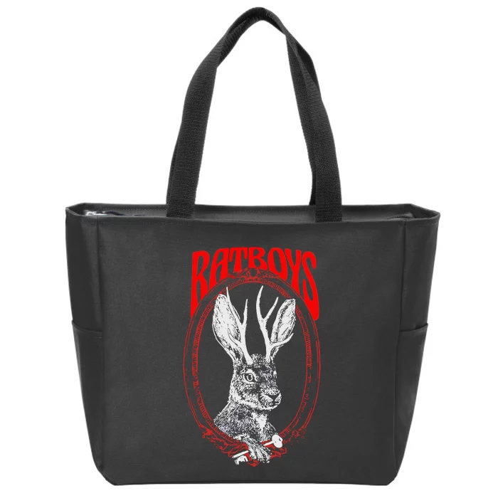 Ratboys Jackalope Zip Tote Bag