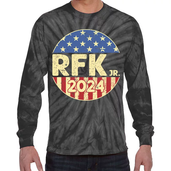 Rfk Jr. Robert F. Kennedy Jr. For President 2024 Tie-Dye Long Sleeve Shirt