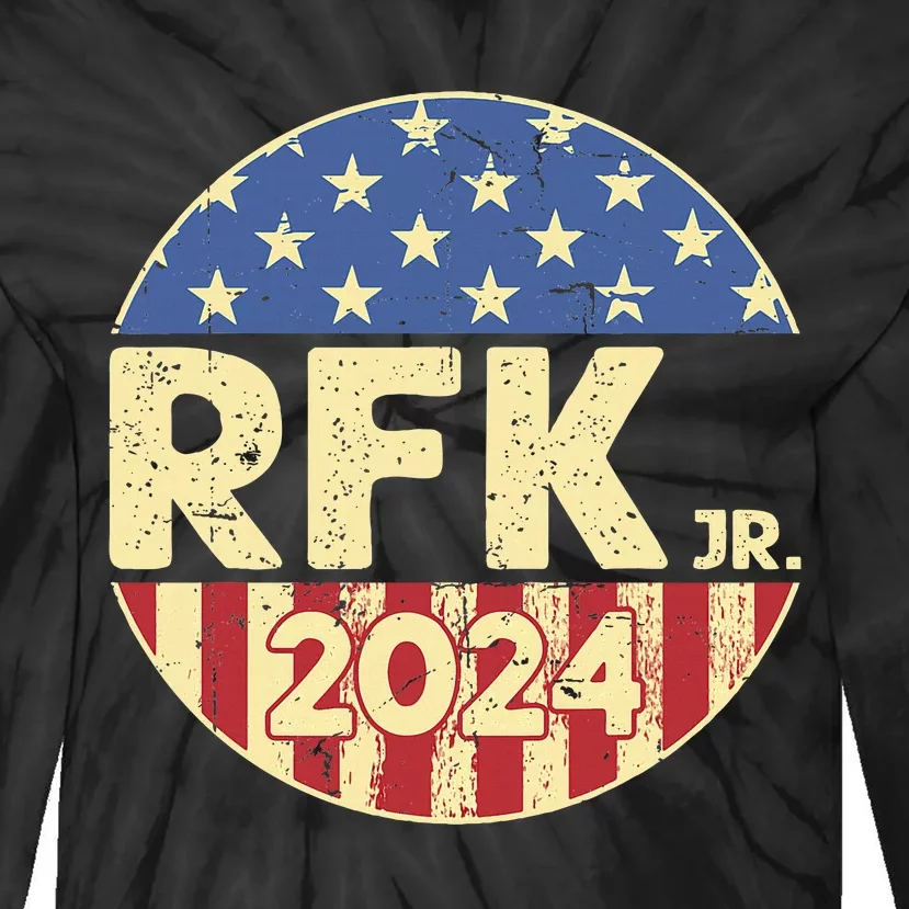 Rfk Jr. Robert F. Kennedy Jr. For President 2024 Tie-Dye Long Sleeve Shirt