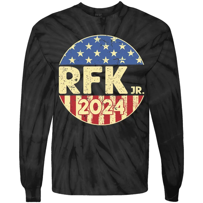 Rfk Jr. Robert F. Kennedy Jr. For President 2024 Tie-Dye Long Sleeve Shirt