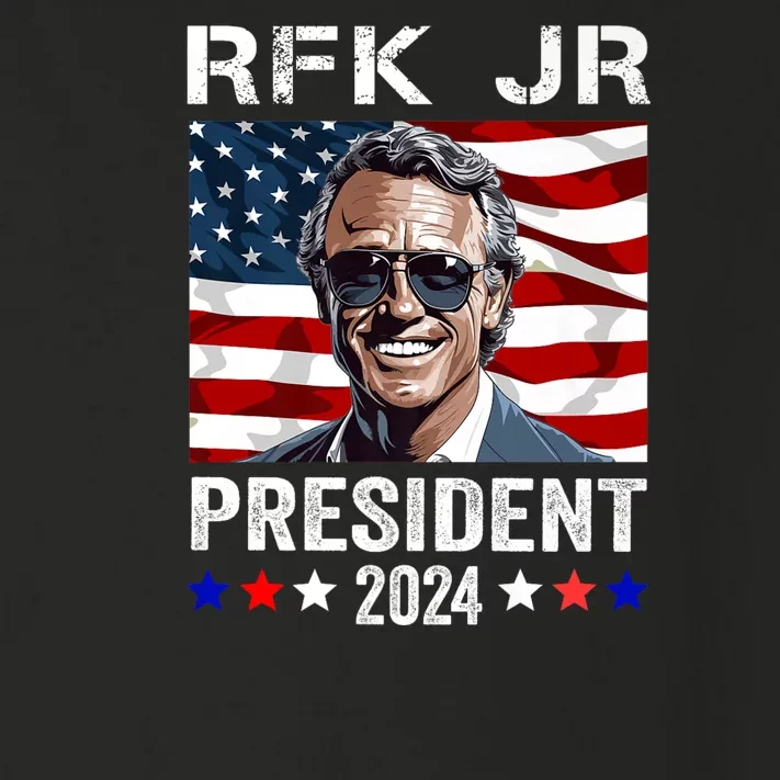 RFK Jr Robert F Kennedy For President 2024 Toddler Long Sleeve Shirt