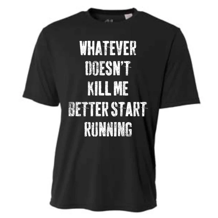 Running Jogging Runner Marathon Gift Cooling Performance Crew T-Shirt