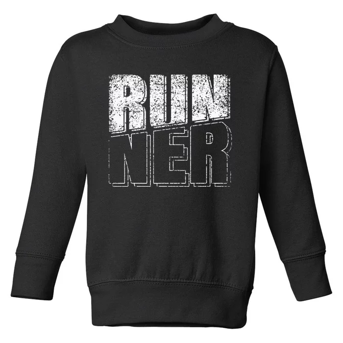 Runner Jogger Run Running Jogging Toddler Sweatshirt