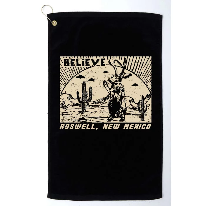 Roswell Jackalope Platinum Collection Golf Towel