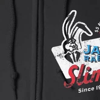 Rabbit Jack SlimS Pulp Milkshake Restaurant Retro Full Zip Hoodie