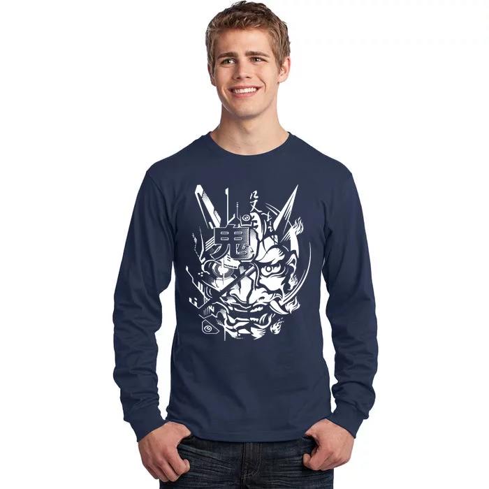 Retro Japanese Samurai Tall Long Sleeve T-Shirt