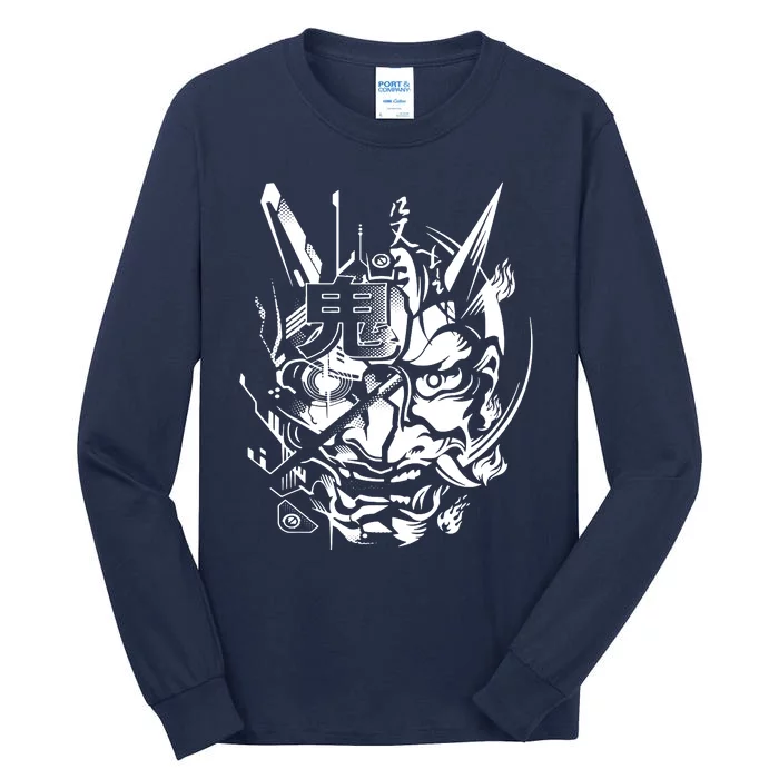 Retro Japanese Samurai Tall Long Sleeve T-Shirt