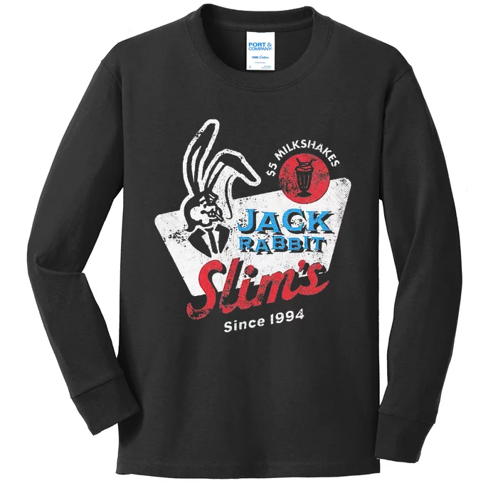 Rabbit Jack SlimS Pulp Milkshake Restaurant Kids Long Sleeve Shirt