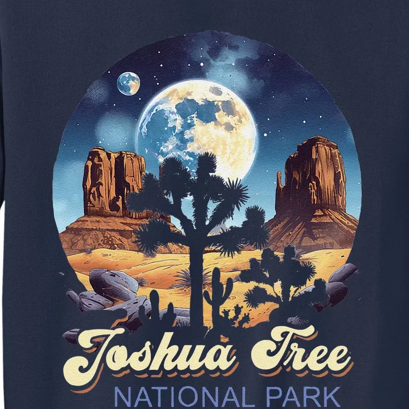 Retro Joshua Tree National Park Night Camping Hiking Sweatshirt