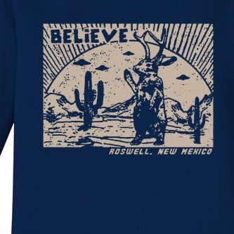 Roswell Jackalope T Shirt New Mexico Shirt UFO T Shirt Vintage Science Fiction Tee Baby Long Sleeve Bodysuit