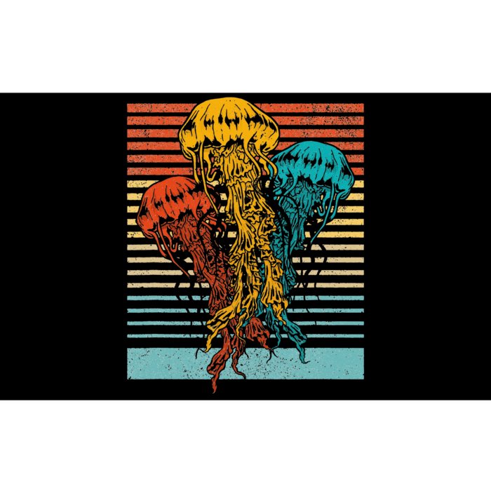 Retro Jellyfish – Vintage Scuba Diving Ocean Animal Bumper Sticker