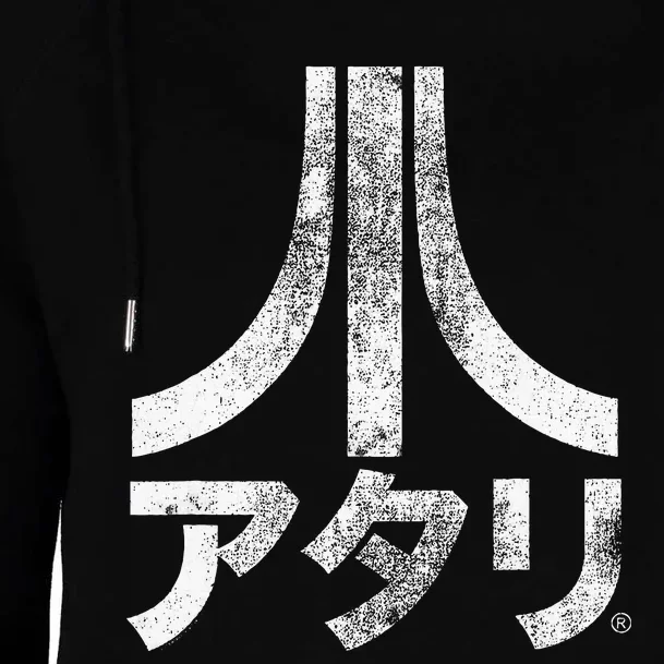 Ripple Junction X Atari Japanese Characters Womens Funnel Neck Pullover Hood