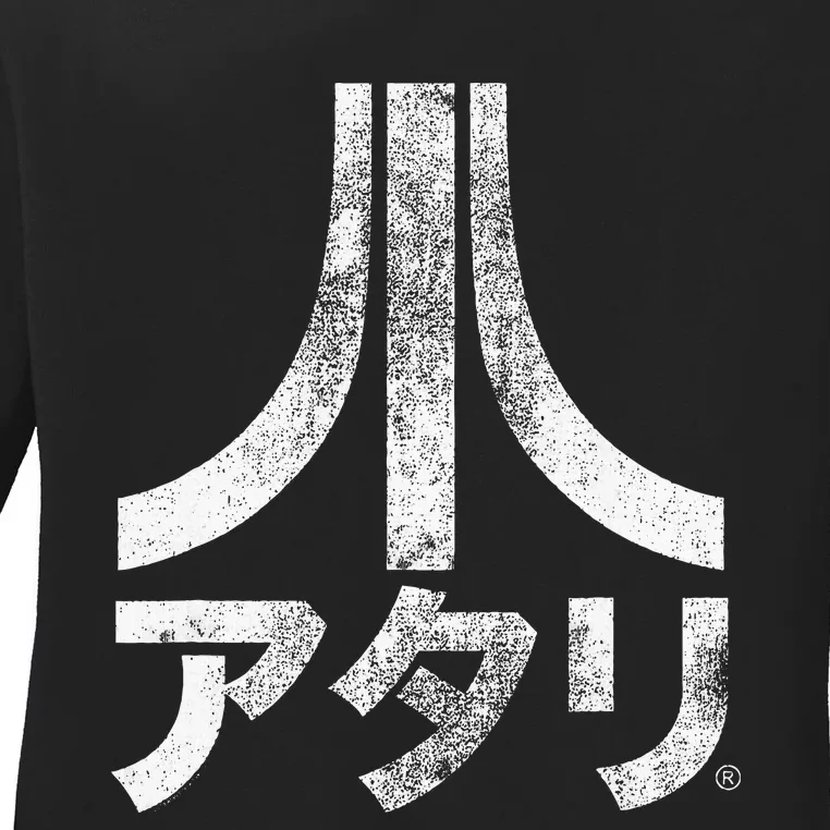 Ripple Junction X Atari Japanese Characters Ladies Long Sleeve Shirt