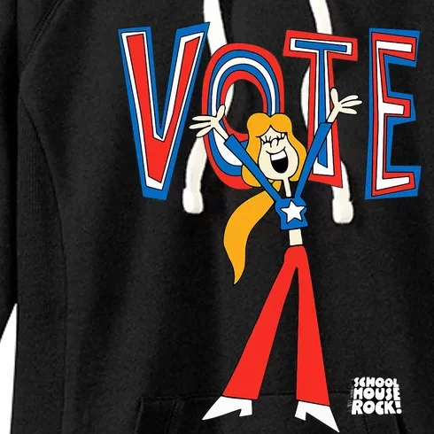 Ripple Junction X Schoolhouse Rock Vote For Sarah Suffrage Women's Fleece Hoodie