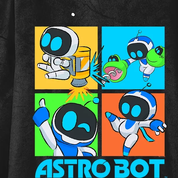 Ripple Junction X Astro Bot Rescue Mission Fighting Pose Hooded Wearable Blanket