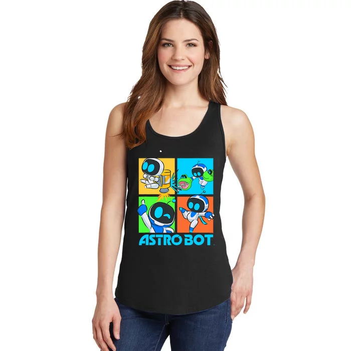 Ripple Junction X Astro Bot Rescue Mission Fighting Pose Ladies Essential Tank