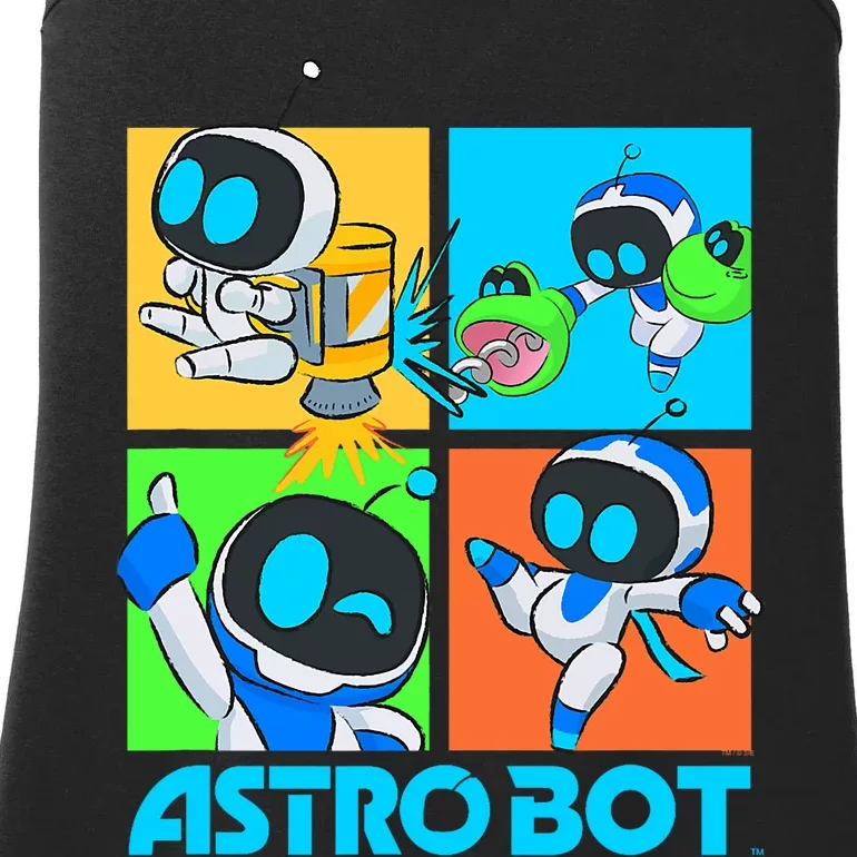 Ripple Junction X Astro Bot Rescue Mission Fighting Pose Ladies Essential Tank