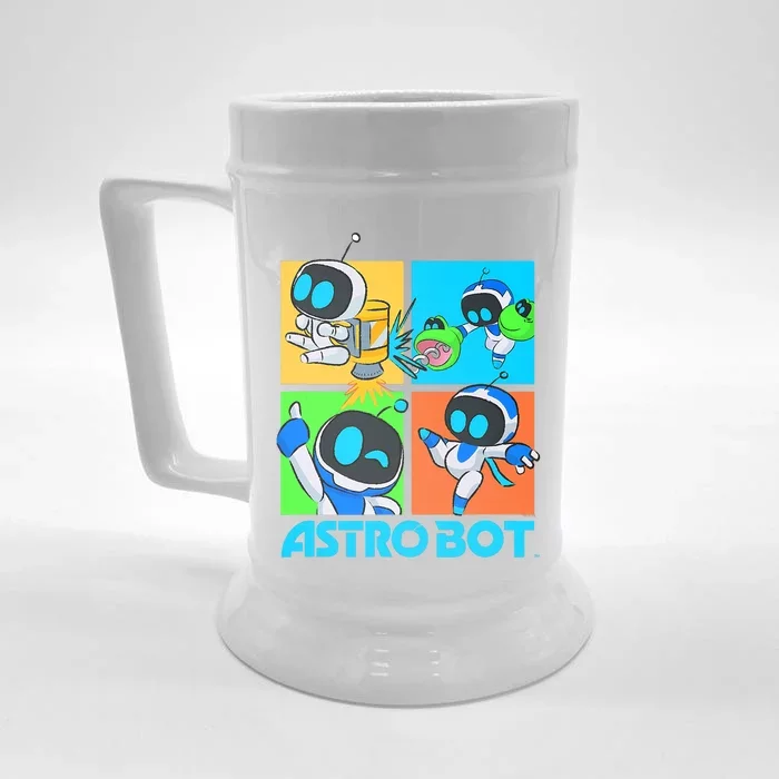 Ripple Junction X Astro Bot Rescue Mission Fighting Pose Front & Back Beer Stein