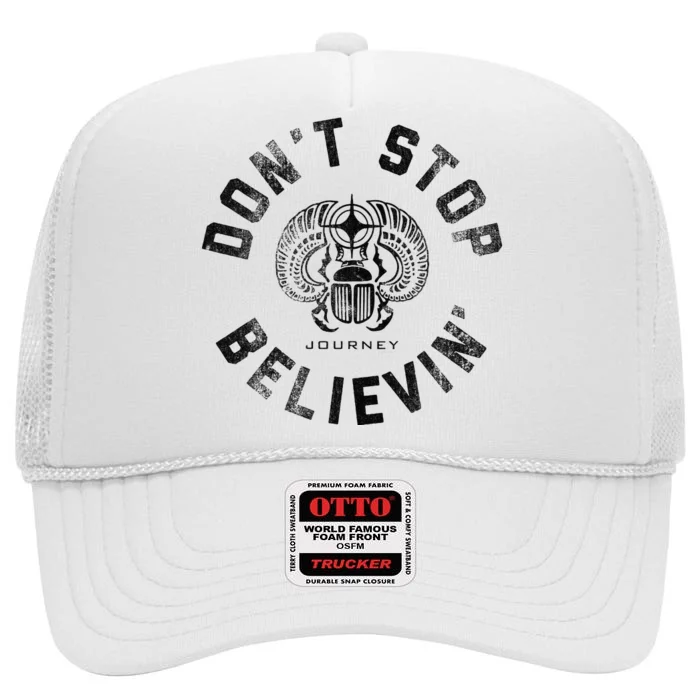 Ripple Junction X Journey Band Dont Stop Believin Music High Crown Mesh Trucker Hat