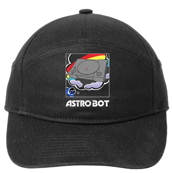 Ripple Junction X Astro Bot Dreams Of Playstation Gaming 7-Panel Snapback Hat