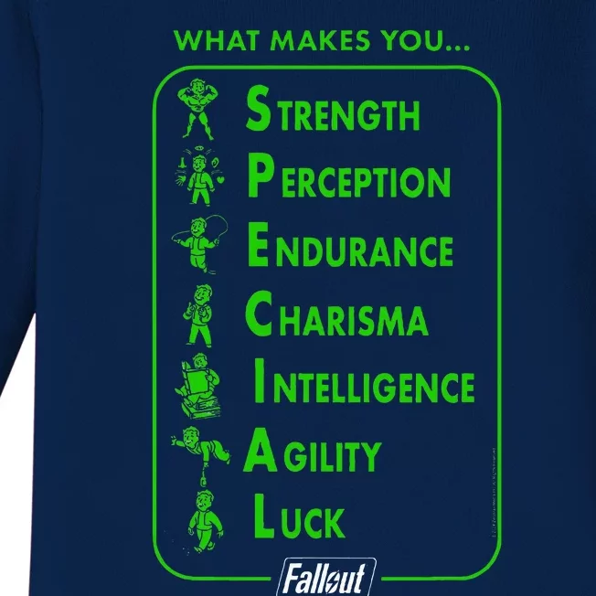 Ripple Junction X Fallout What Makes You Special Gaming Baby Long Sleeve Bodysuit