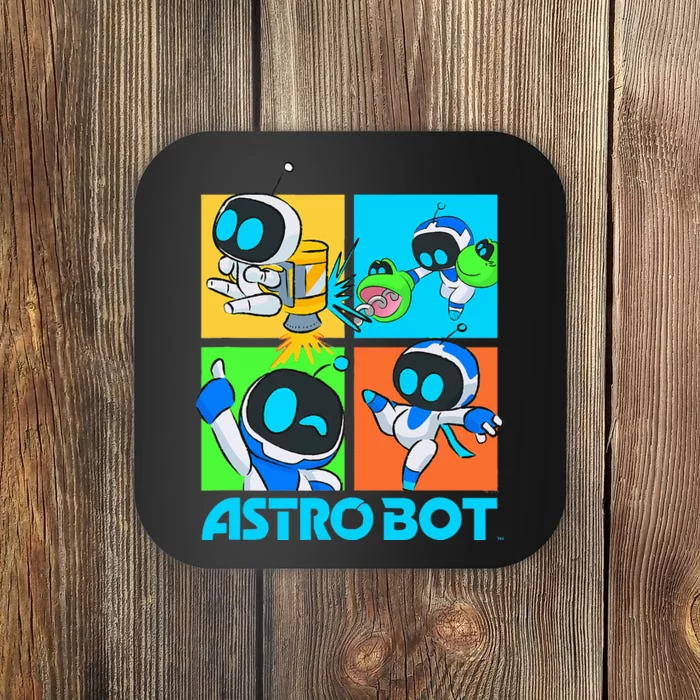 Ripple Junction X Astro Bot Rescue Mission Fighting Pose Coaster