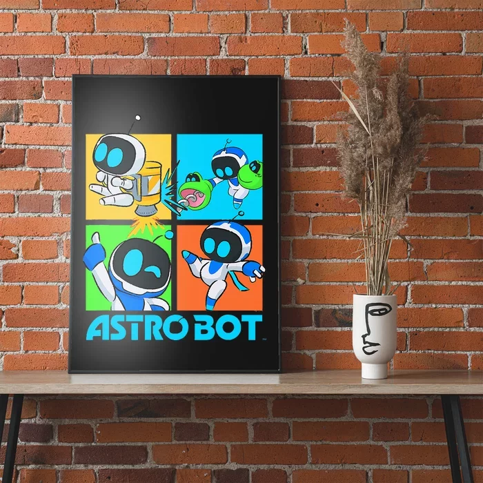 Ripple Junction X Astro Bot Rescue Mission Fighting Pose Poster