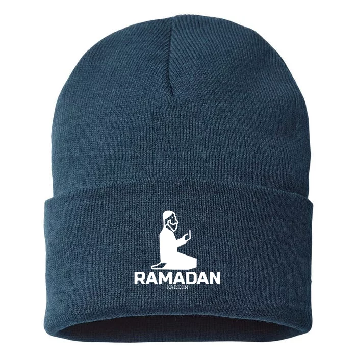 Ramadan Kareem Allah Gift For Ramadan Mubarak Sustainable Knit Beanie