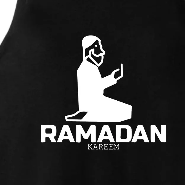 Ramadan Kareem Allah Gift Ramadan Mubarak Ladies Tri-Blend Wicking Tank