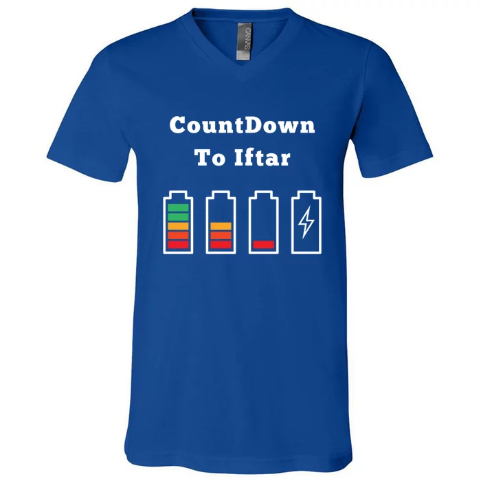 Ramadan Kareem Countdown To Iftar, Ramadan MuBarak Gift V-Neck T-Shirt