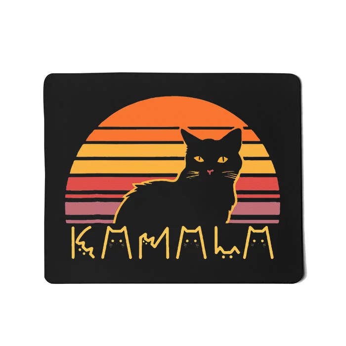 Retro Kamalaharris Cat Lady Mousepad