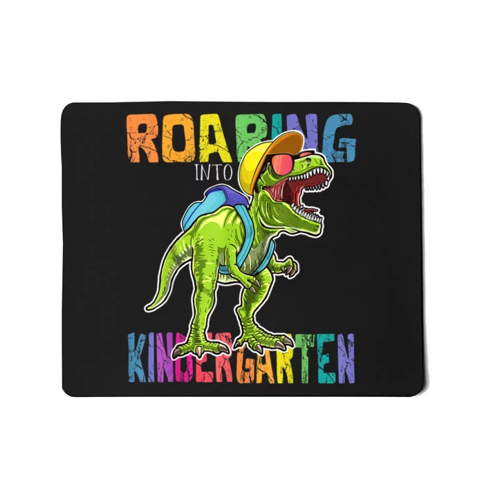 Roaring Kindergarten Dinosaur T Rex Back To School Boy Mousepad