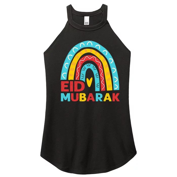 Ramadan Kareem Eid Alfitr Mubarak Eid Mubarak Women’s Perfect Tri Rocker Tank